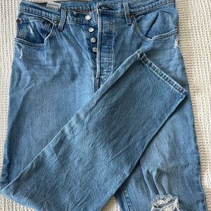 Levi's Light Blue Straight Leg Jeans